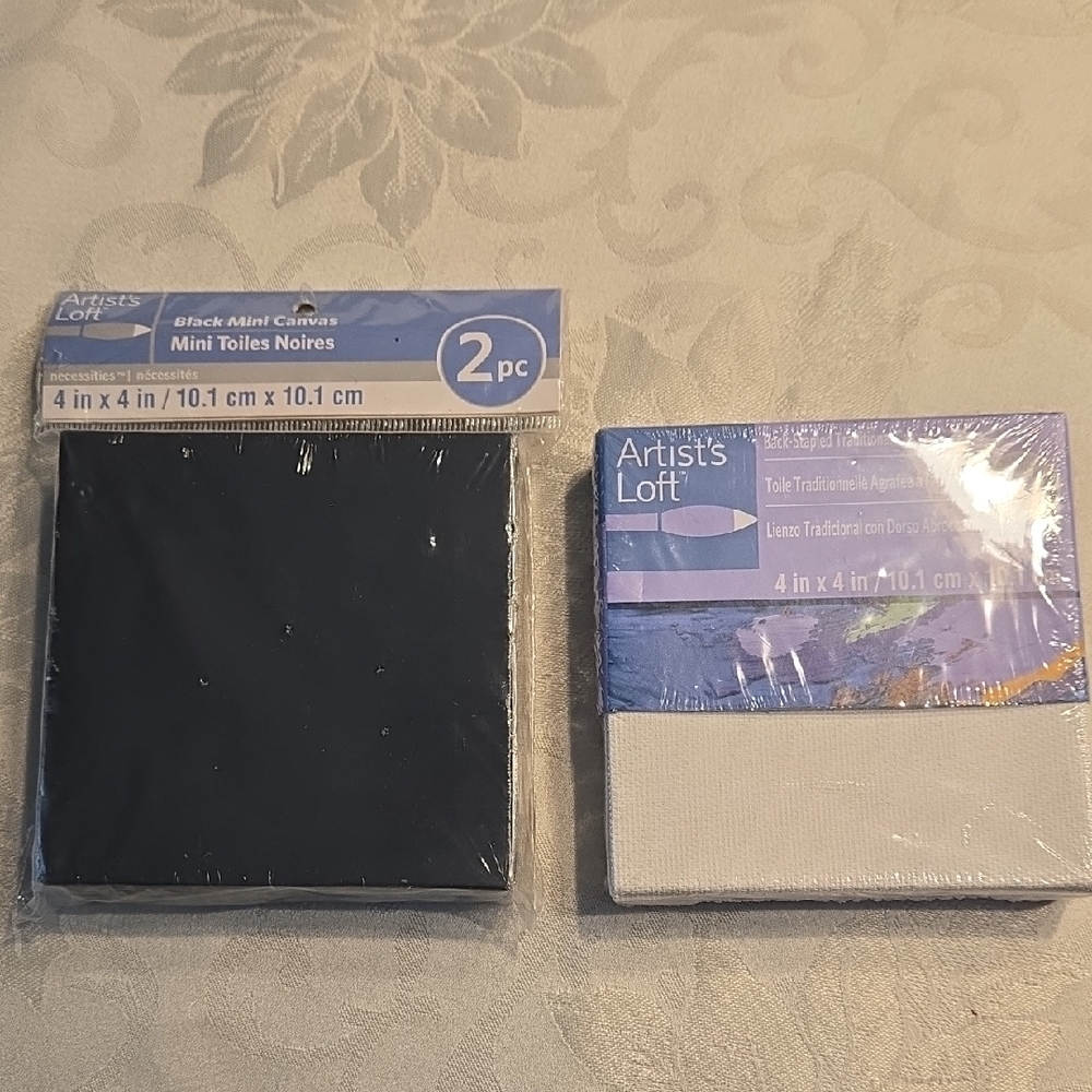 Black and White Mini Canvas Bundle